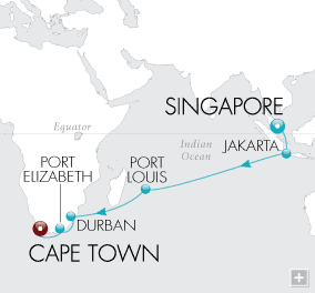 Cruises Around The World Temples & Safaris Map Cruises Around The World Crystal World Cruises Serenity 2026