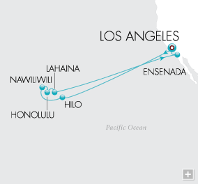 Cruises Around The World Hawaiian Dreams Map