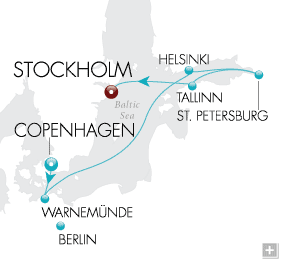 Cruises Around The World Northern Enchantment Map