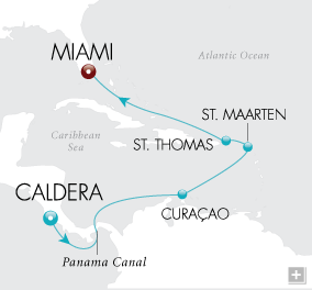 Cruises Around The World Tropical Enchantment Map January 27 February 6 2028 - 10 Days