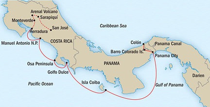 Cruises Around The World Lindblad National Geographic NG CRUISES Sea Lion February 14-28 2027 Panama City, Panama to San Jose, Costa Rica