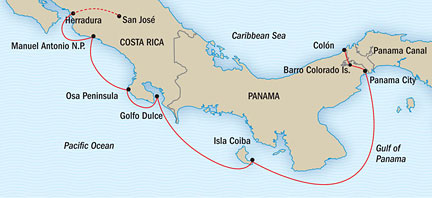 Cruises Around The World Lindblad National Geographic NG CRUISES Sea Lion January 10-17 2027 Miami, FL, United States to Miami, FL, United States