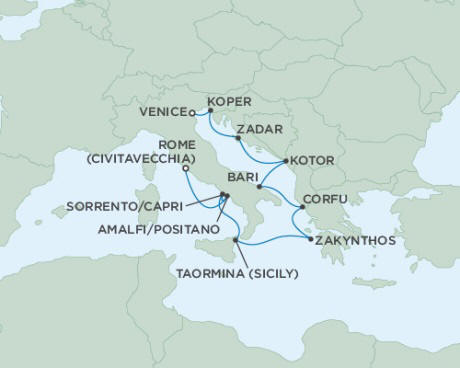 Cruises Around The World Seven Seas Mariner April 30 May 10 2027 - 10 Days
