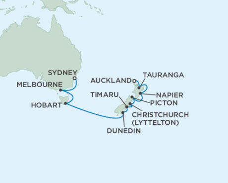 Cruises Around The World Seven Seas Mariner January 6-20 2027 - 14 Days