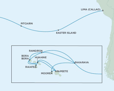 Cruises Around The World Seven Seas Mariner February 4 March 2 2027 - 26 Days