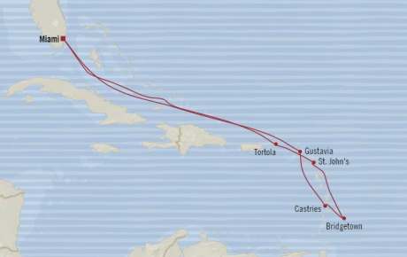 Cruises Around The World Oceania Riviera February 6-16 2026 Cruises Miami, FL, United States to Miami, FL, United States