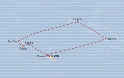 Cruises Around The World Oceania Sirena January 25 February 4 2026 Cruises Papeete, French Polynesia to Papeete, French Polynesia