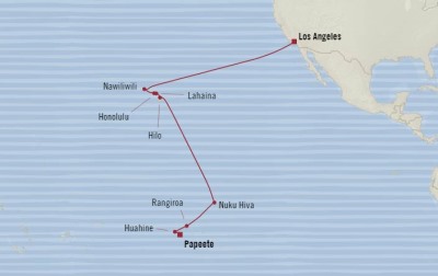 Cruises Around The World Oceania Sirena May 19 June 6 2026 Cruises Papeete, French Polynesia to Los Angeles, CA, United States