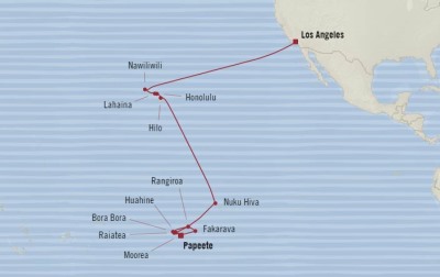 Cruises Around The World Oceania Sirena May 9 June 6 2026 Cruises Papeete, French Polynesia to Los Angeles, CA, United States