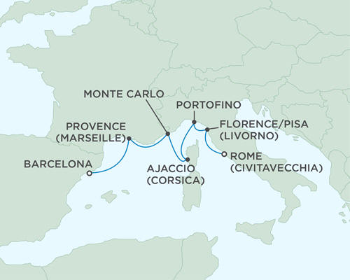 Cruises Around The World Seven Seas Mariner May 10-17 2027 - 7 Days