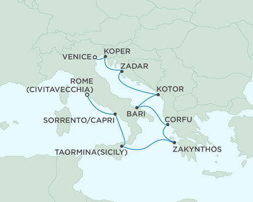 Cruises Around The World Seven Seas Mariner July 19-29 2027 - 10 Days