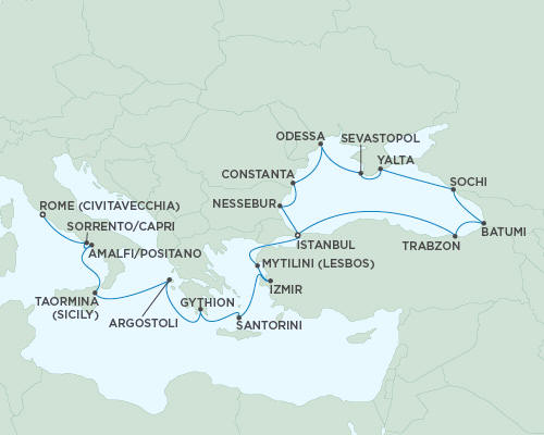 Cruises Around The World Seven Seas Mariner August 27 September 16 2027 - 20 Days