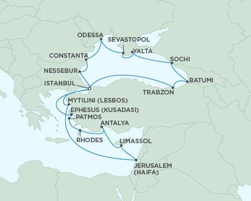 Cruises Around The World Seven Seas Mariner September 6-28 2027 - 22 Days