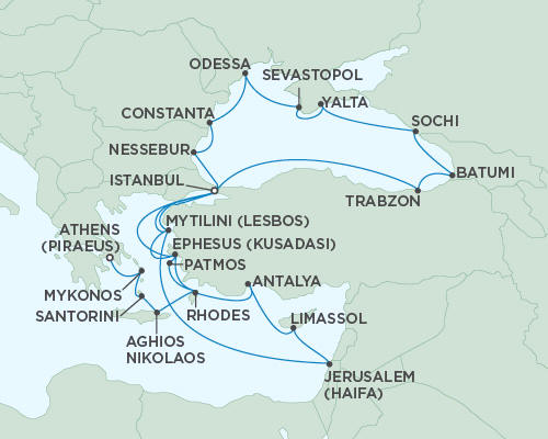 Cruises Around The World Seven Seas Mariner September 6 October 5 2027 - 29 Days