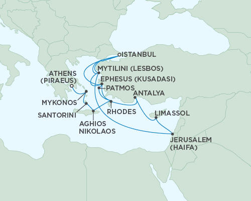 Cruises Around The World Seven Seas Mariner September 16 October 5 2027 - 19 Days