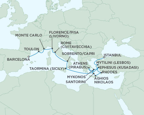 Cruises Around The World Seven Seas Mariner September 28 October 14 2027 - 16 Days