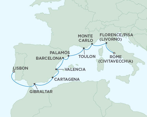 Cruises Around The World Seven Seas Mariner October 21-31 2027 - 10 Days