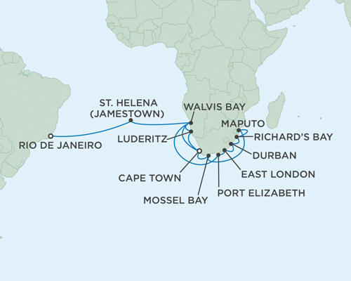 Cruises Around The World Seven Seas Mariner November 24 December 23 2027 - 29 Days