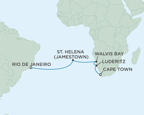 Cruises Around The World Seven Seas Mariner December 9-23 2027 - 14 Days