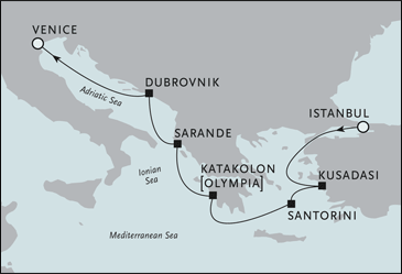 Regent Seven Seas Cruises Seven Seas Navigator August 21 28 2031 Cruise Itinerary luxury cruise information
