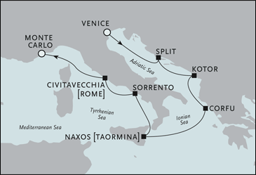 Regent Seven Seas Cruises Seven Seas Navigator August 28 September 4 2031 Cruise Itinerary luxury cruise information