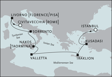 Regent Seven Seas Cruises Seven Seas Navigator October 30 November 8 2031 Cruise Itinerary luxury cruise information