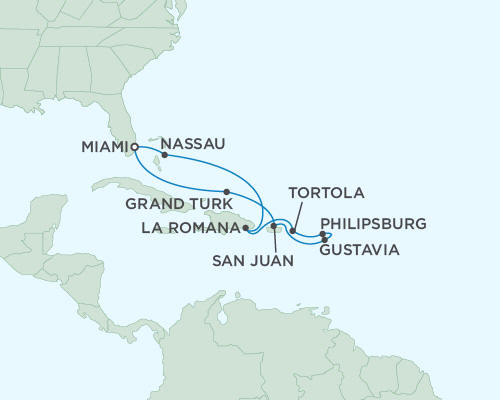 Cruises Around The World February 6-16 2027 - 10 Days