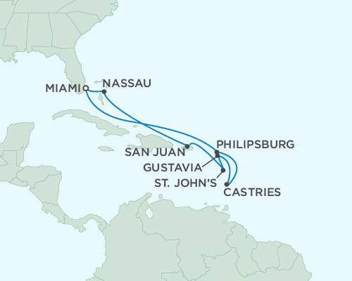 Cruises Around The World March 18-28 2027 - 10 Days