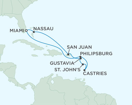 Cruises Around The World November 12-22 2027 - 10 Days