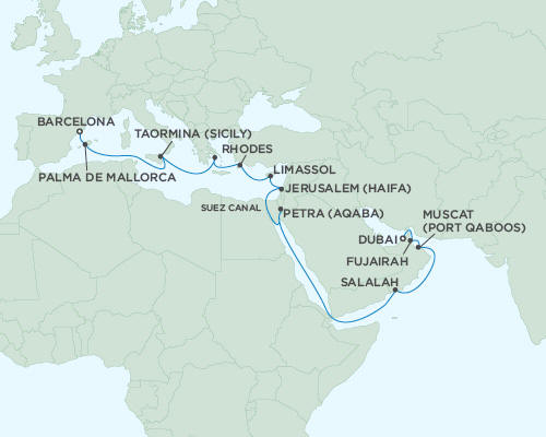 Cruises Around The World Regent Seas Seas Voyager Cruises May 3-23 2027 - 20 Days