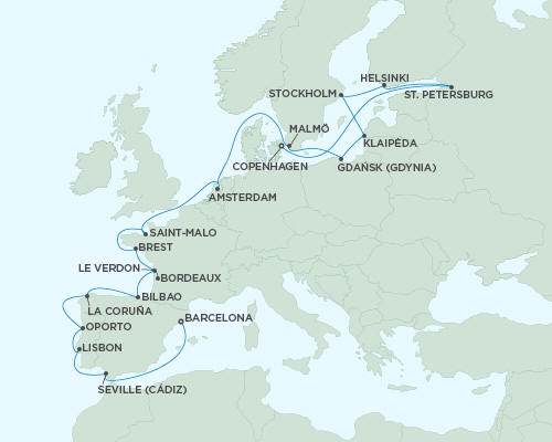 Cruises Around The World Regent Seas Seas Voyager Cruises September 20 October 12 2027 - 22 Days