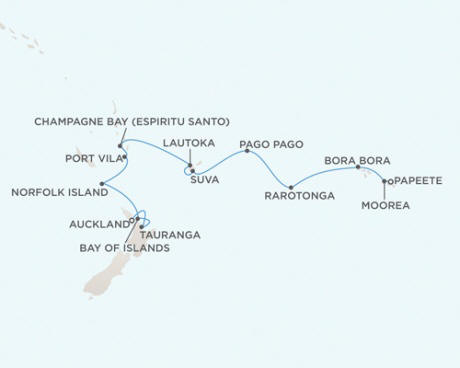 Cruises Around The World Regent Seven Seas Mariner December 18 2026 January 6 2027 - 18 Days