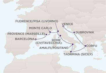 Cruises Around The World Map Cruises Around The World Regent World Cruises RSSC Mariner 2027
