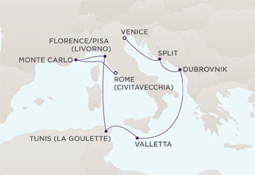 Cruises Around The World Map Cruises Around The World Regent World Cruises RSSC Mariner 2027
