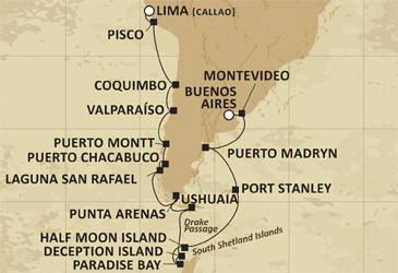 Cruises Around The World Regent World Cruises Map Mariner 2027