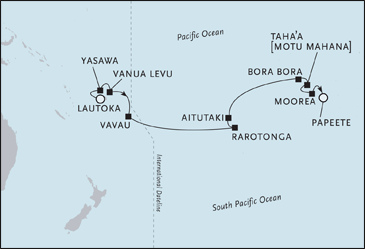 Cruises Around The World Regent World Cruises - RSSC Paul Gauguin 2028