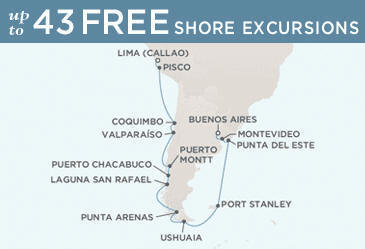 Cruises Around The World December 18 2029 January 7 2026 - 20 Days Regent Seven Seas Mariner 2029 RSSC CRUISES