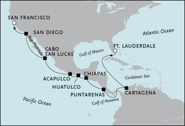 Regent Seven Seas Cruises Seven Seas Mariner April 30 May 16 2029 Cruise Itinerary luxury cruise information