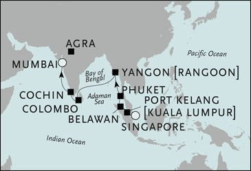 Regent Seven Seas Cruises Seven Seas Voyager March 13 27 2029 Cruise Itinerary luxury cruise information