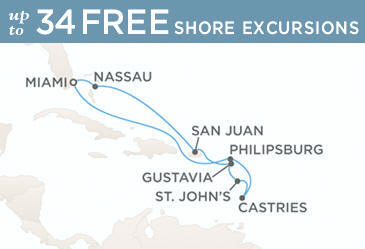 Cruises Around The World Regent Navigator Map January 14-24 2026 - 10 Days