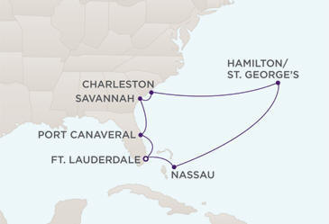 Cruises Around The World Route