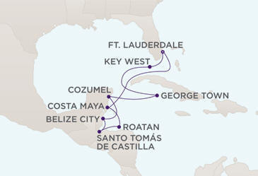 Cruises Around The World Route