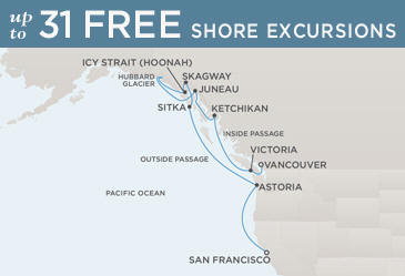 Cruises Around The World Regent World Cruises Navigator 2026 Map VANCOUVER TO VANCOUVER