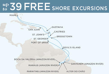 Cruises Around The World Regent World Cruises Navigator 2026 Map MIAMI TO MIAMI
