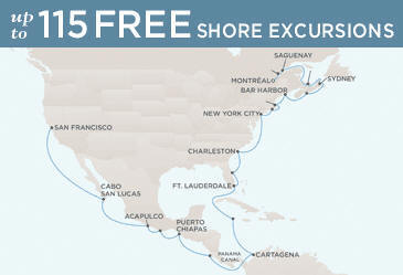 Cruises Around The World Route Map Cruises Around The World Regent World Cruises Navigator RSSC 2029 September 2 October 3 2029 - 31 Days