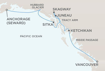 Cruises Around The World Map - Regent Seven Seas Navigator 2028 Cruises