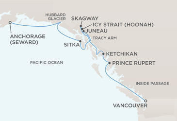 Cruises Around The World Map - Regent Seven Seas Navigator 2028 Cruises