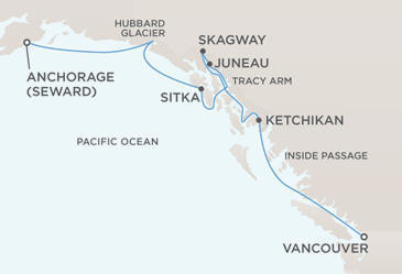 Cruises Around The World Map - Regent Seven Seas Navigator 2028 Cruises