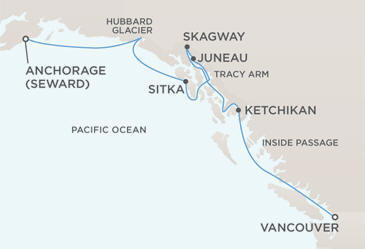 Cruises Around The World Map - Regent Seven Seas Navigator 2028 Cruises