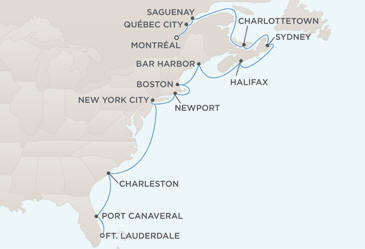 Cruises Around The World Map - Regent Seven Seas Navigator 2028 Cruises
